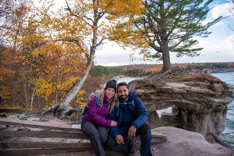 Armin & Ashley visit Pictured Rocks National Park in Michigan with close friends. (Armin won't stop talking about how amazing Alaska was). 