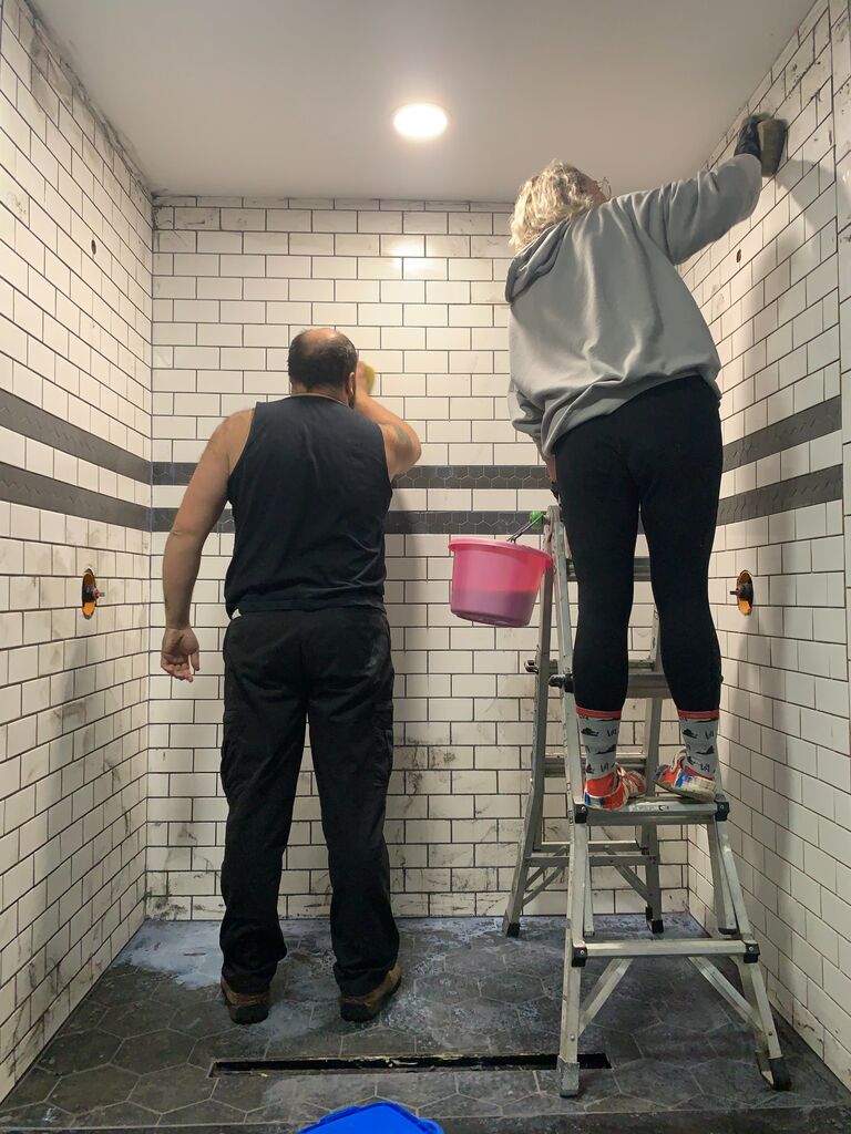 Finishing touches before moving in....
