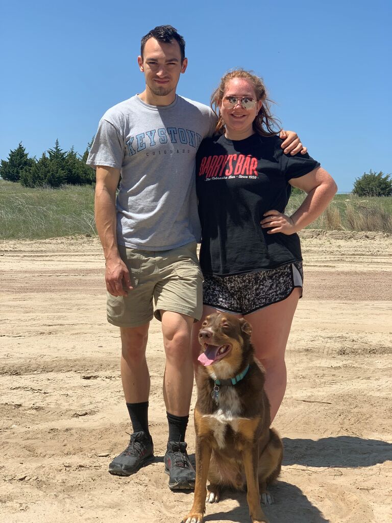 Ken visiting me in Ogallala, NE