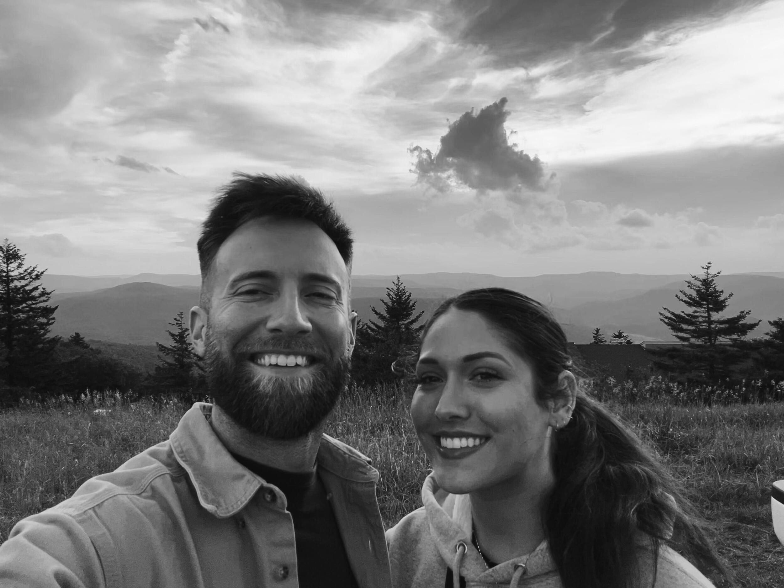 Watching fireworks at Snowshoe Mountain.