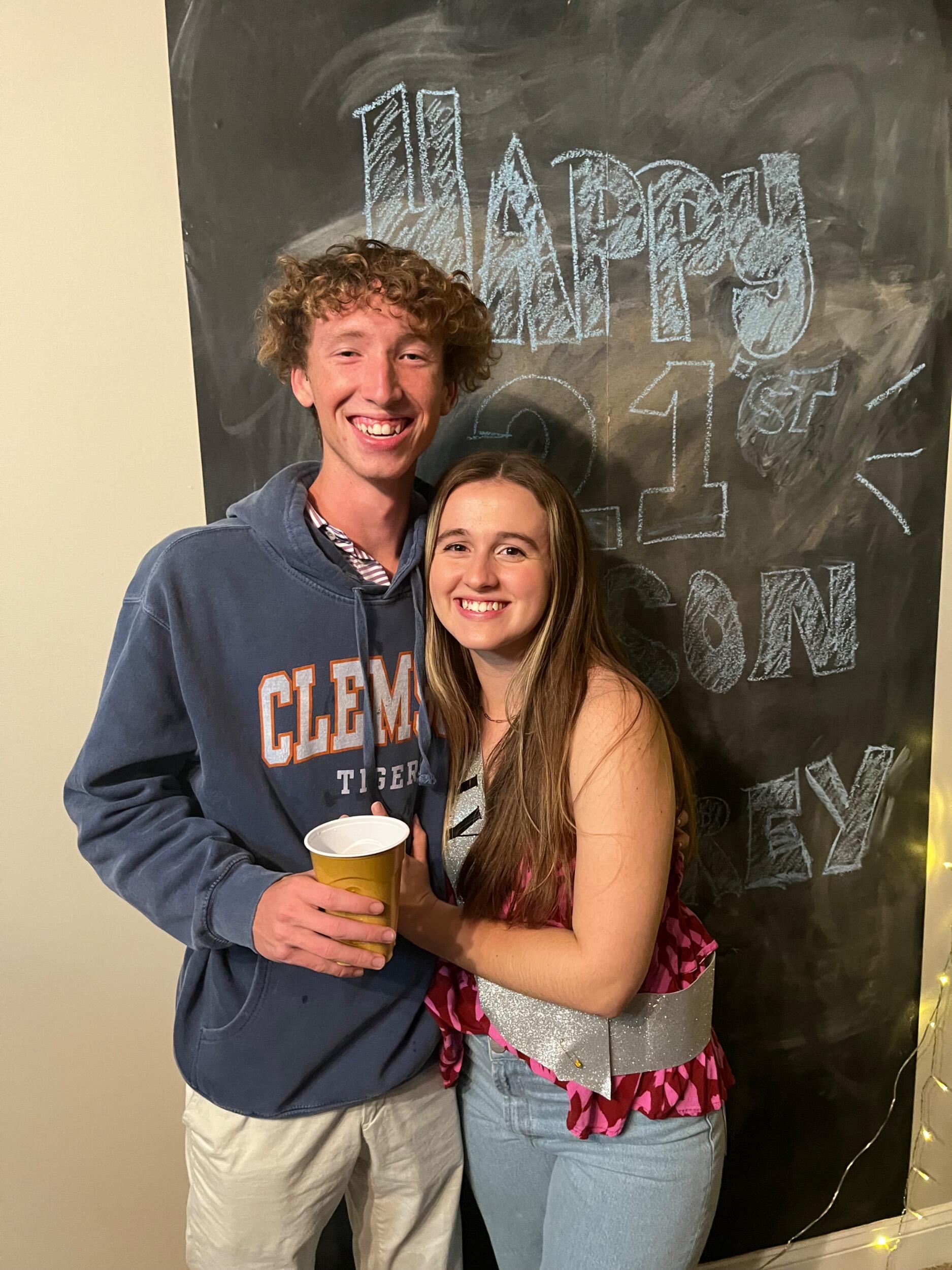 Mabrey's 21st was spent together celebrating with all of the couple's friends. It was a great night!