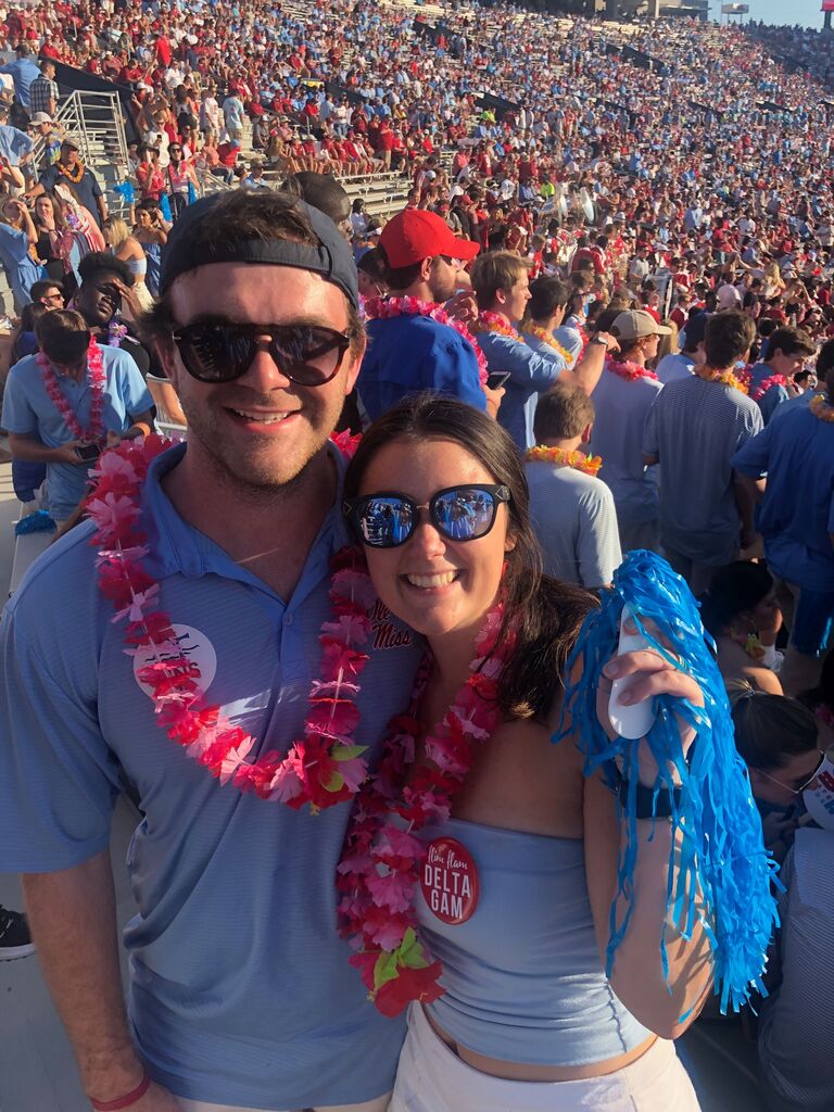 Cheering on the Rebs again!