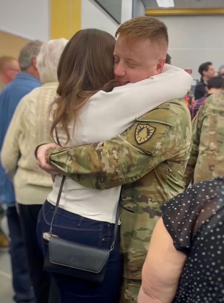 After 10 months away, Nick finally returned home.