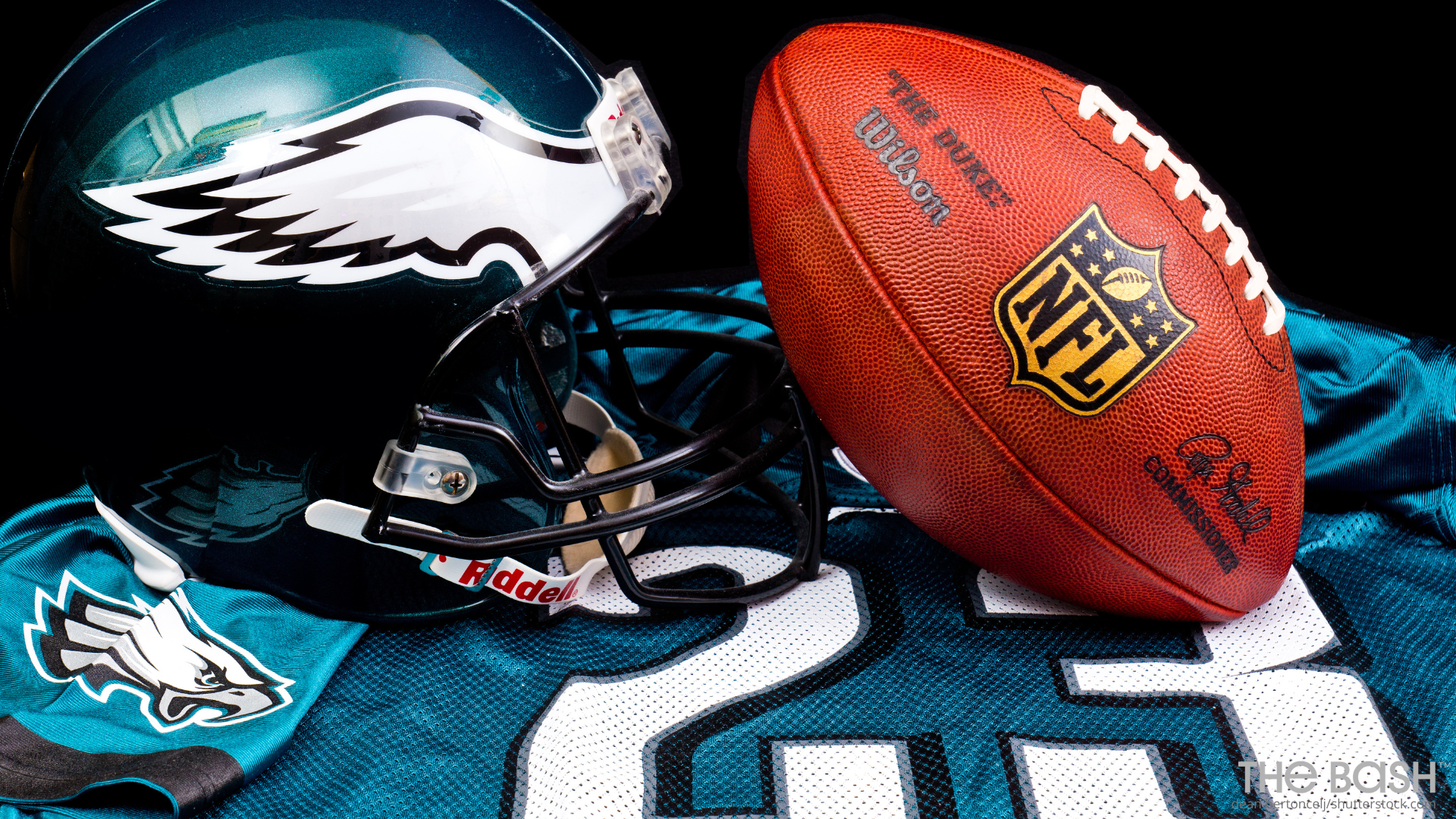 Philadelphia Eagles Football Helmets Are Lined Up On The Field Background,  Picture Of The Philadelphia Eagles Background Image And Wallpaper for Free  Download