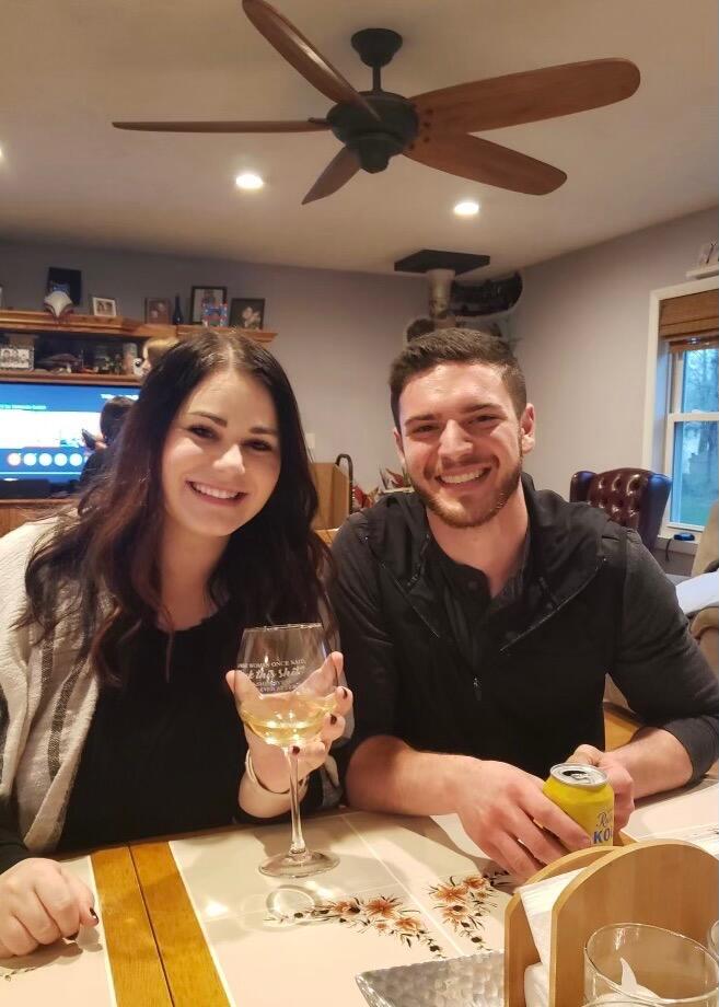 First picture together & Chris’s first time meeting Amber’s dad & Stepmom Kathy. They welcomed him with a nice game of Cards Against Humanity.