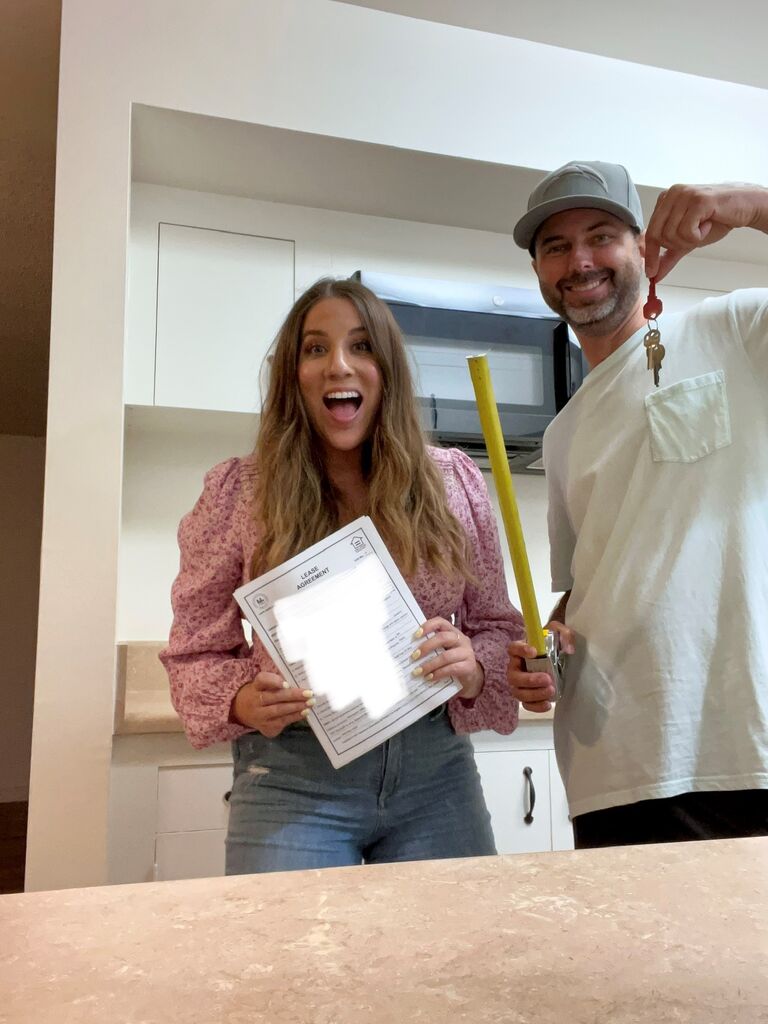 OUR FIRST APARTMENT, NEWPORT BEACH, CA