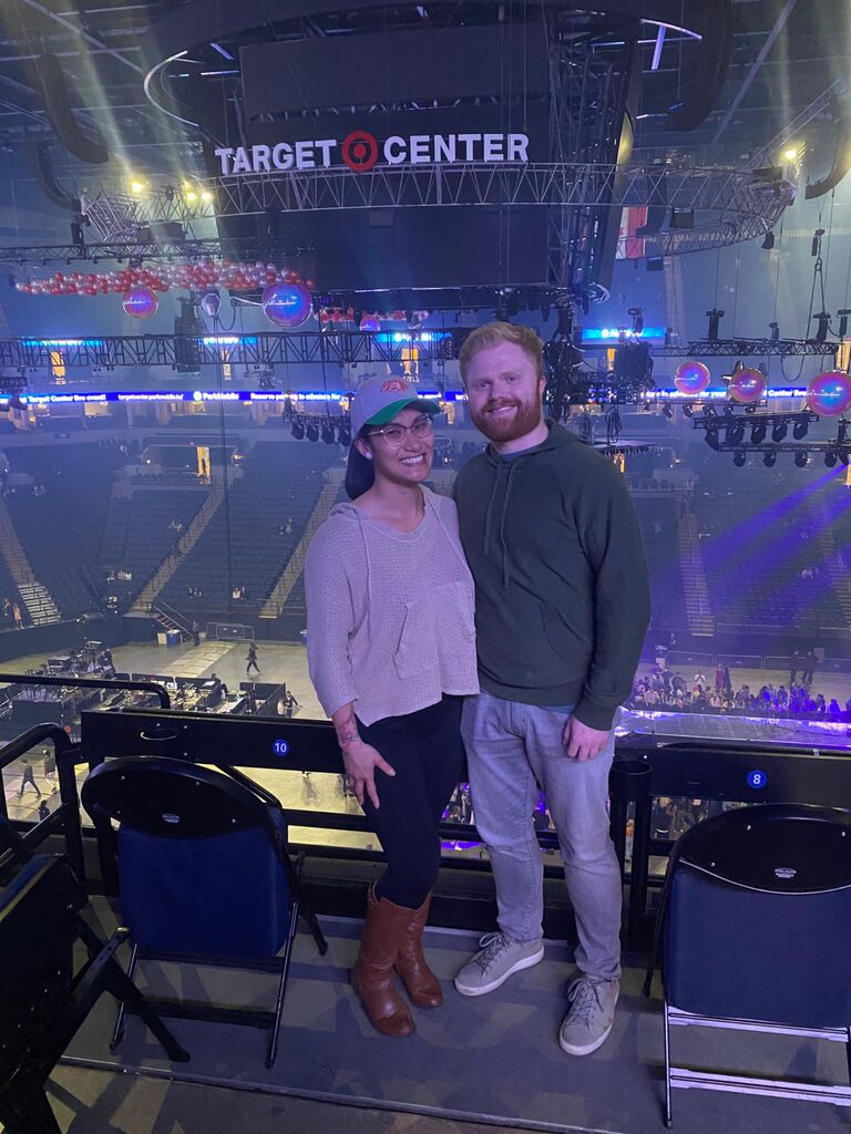 Our first concert together. We saw Dua Lipa!