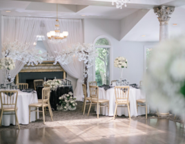 Interior reception space at Ceresville Mansion in Maryland