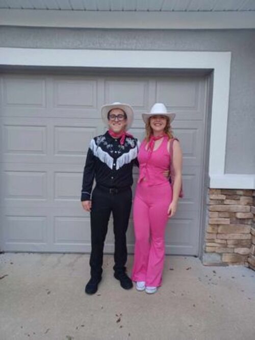 Cowboy Barbie and Ken