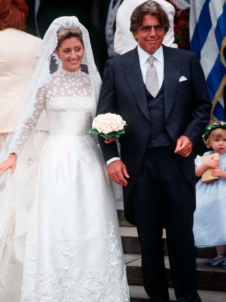 Princess Marie-Chantal of Greece's Wedding Dress 