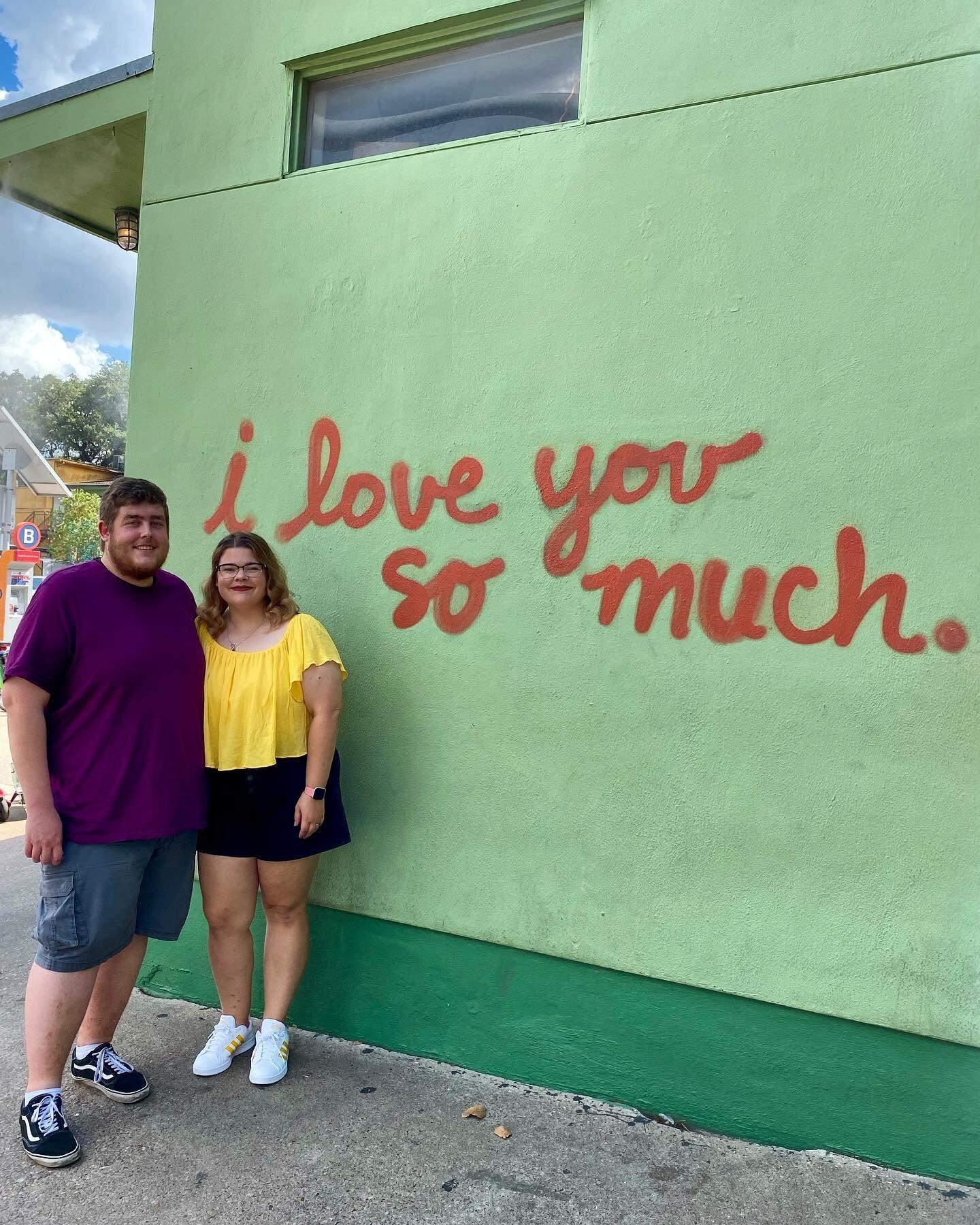 We went to Austin for our 8 year anniversary (our last anniversary as boyfriend and girlfriend :)