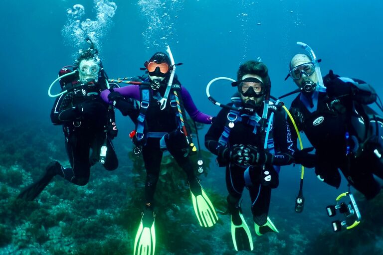 First family scuba trip