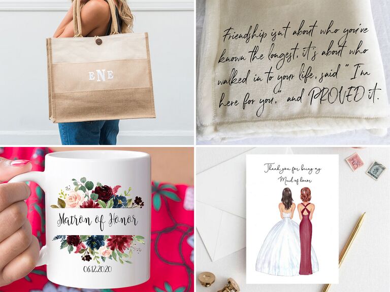 best gifts for bride from maid of honor