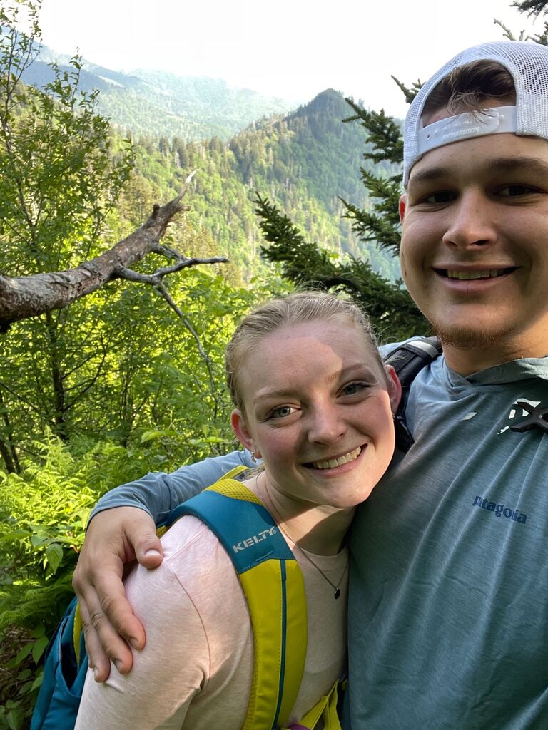 Vacation/roadtrip to Gatlinburg Tennessee. Their first solo vacation together!
