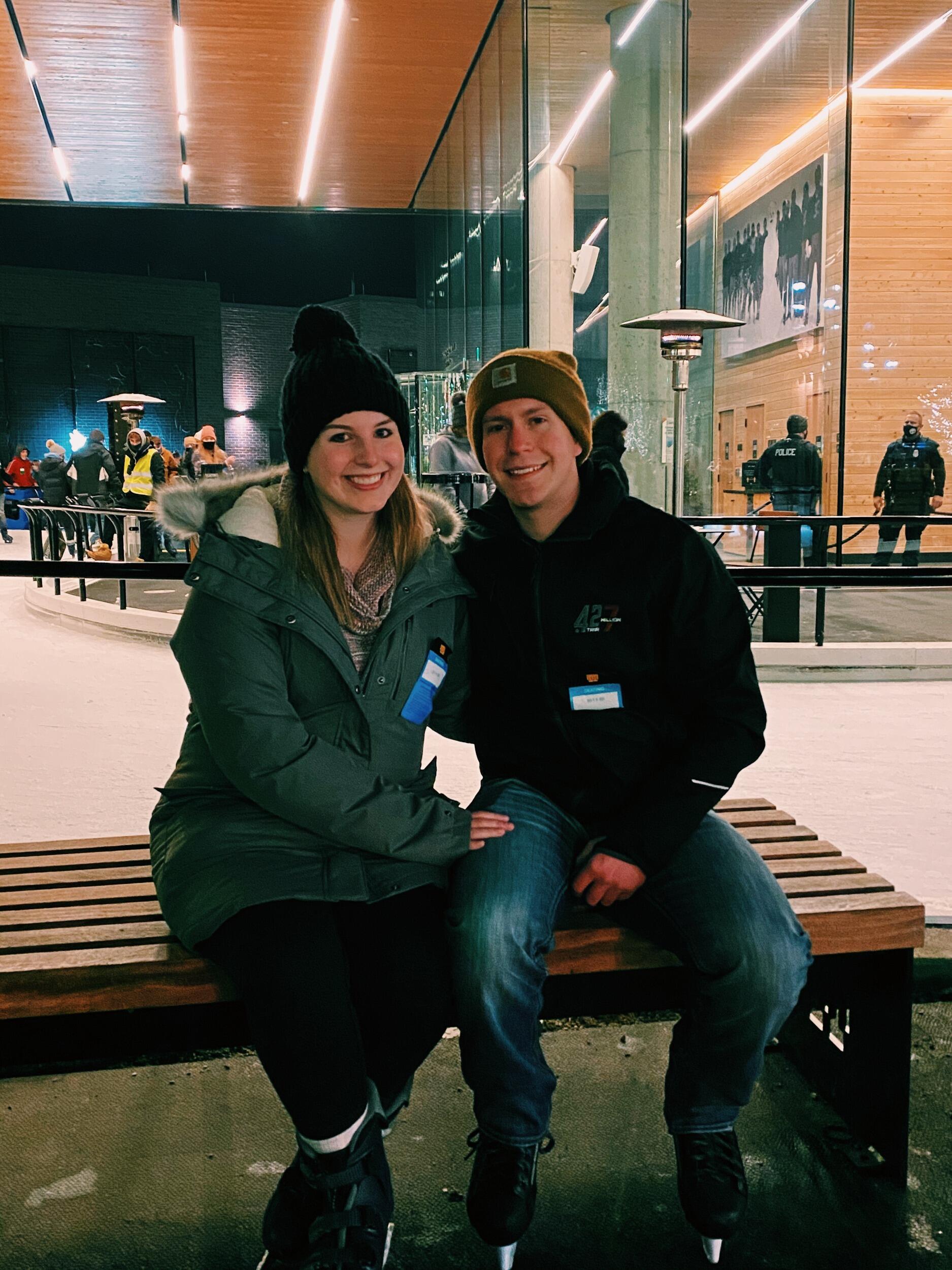 Ice Skating with friends