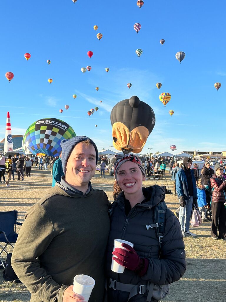 We moved to New Mexico. Since moving, we have enjoyed exploring the many wonders this state has to offer. Our first week in NM we volunteered at the well known Albuquerque Balloon Fiesta, and we have been hooked on exploring the area since!