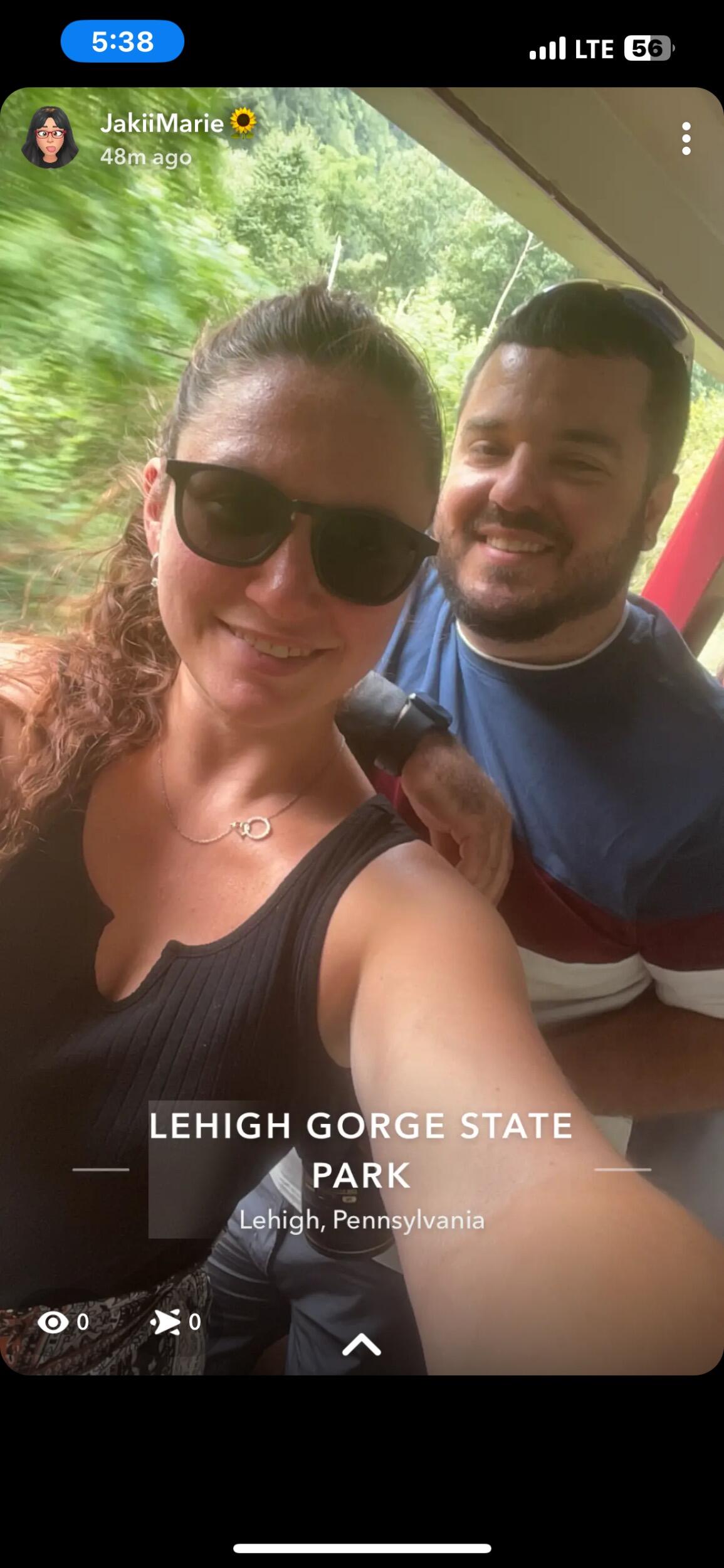 His surprise trip to Jim thorpe