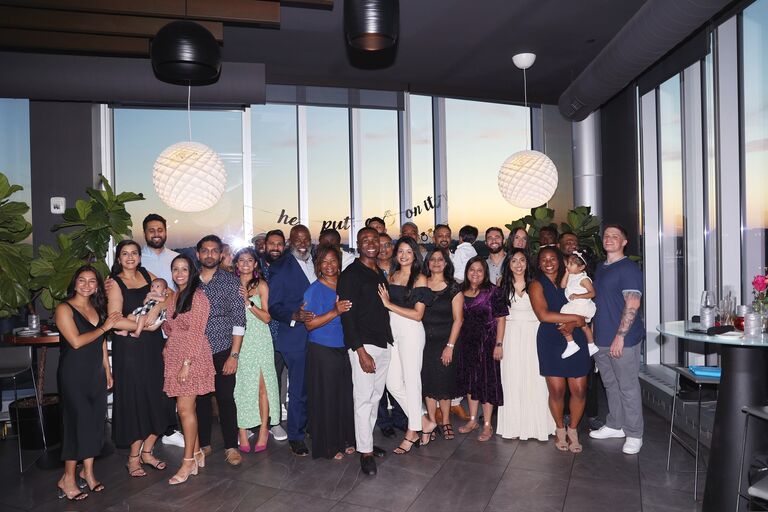 Shout out to our sweet family and friends who traveled near and far to make it oh so special for us
