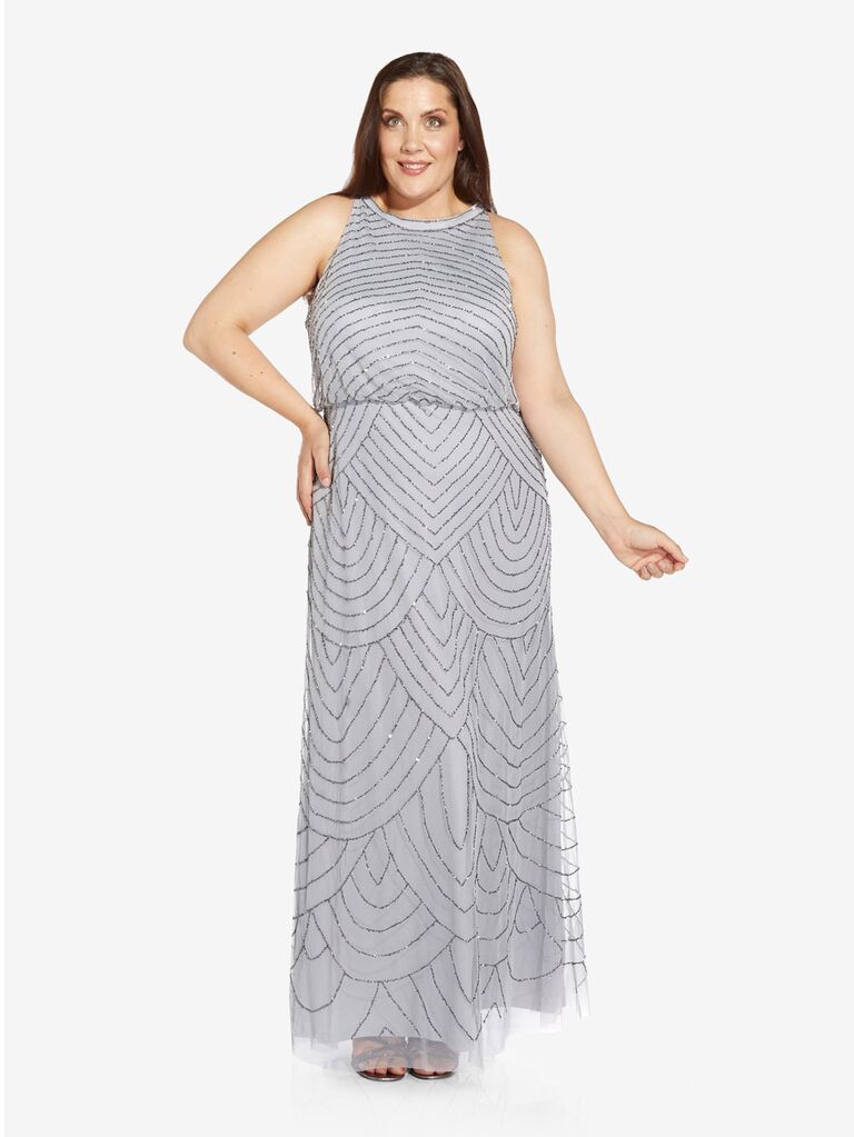 Silver store anniversary dresses