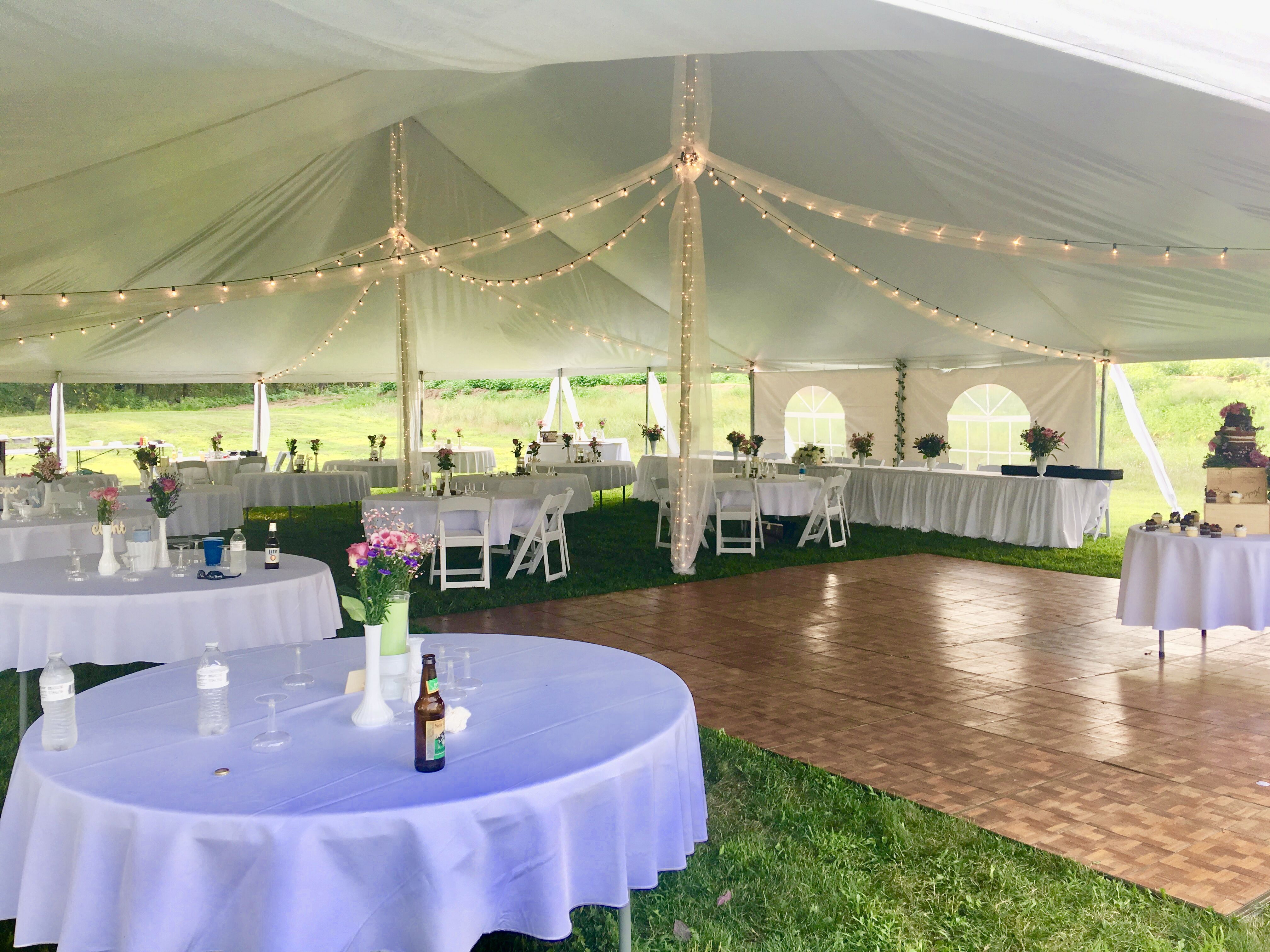 Wedding tents outlet rental