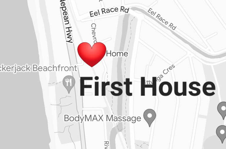 We purchased our first house