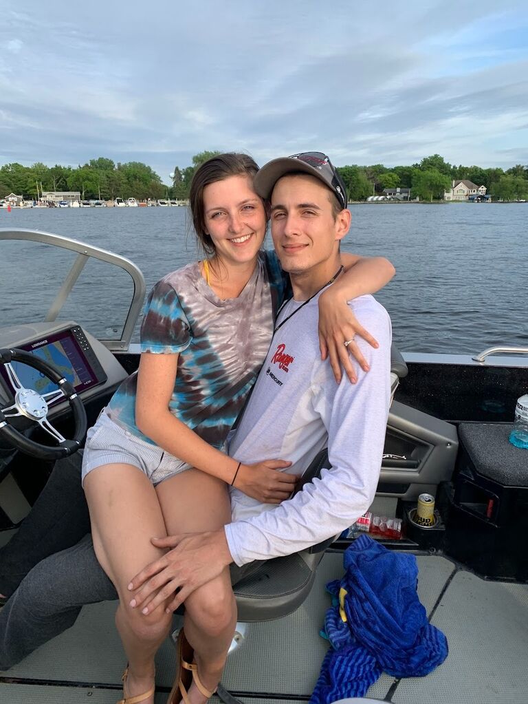 Enjoying our time on Lake Waconia