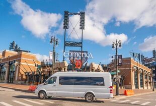 How to get to Comerica Park-Gate C in Detroit by Bus?