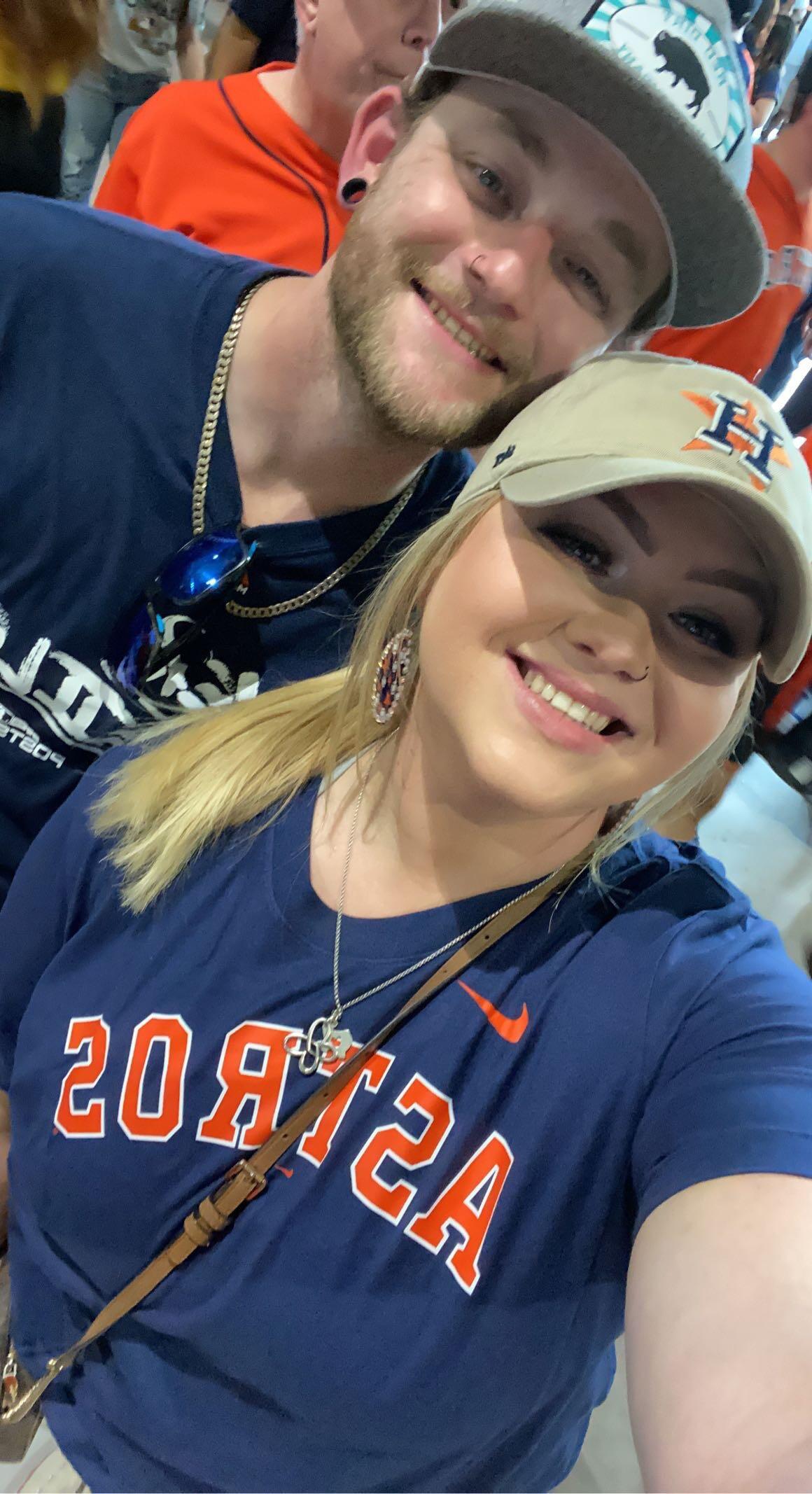 Our first Astros game🧡