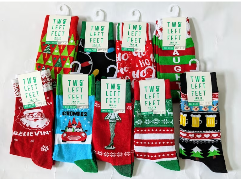Fun and festive holiday socks