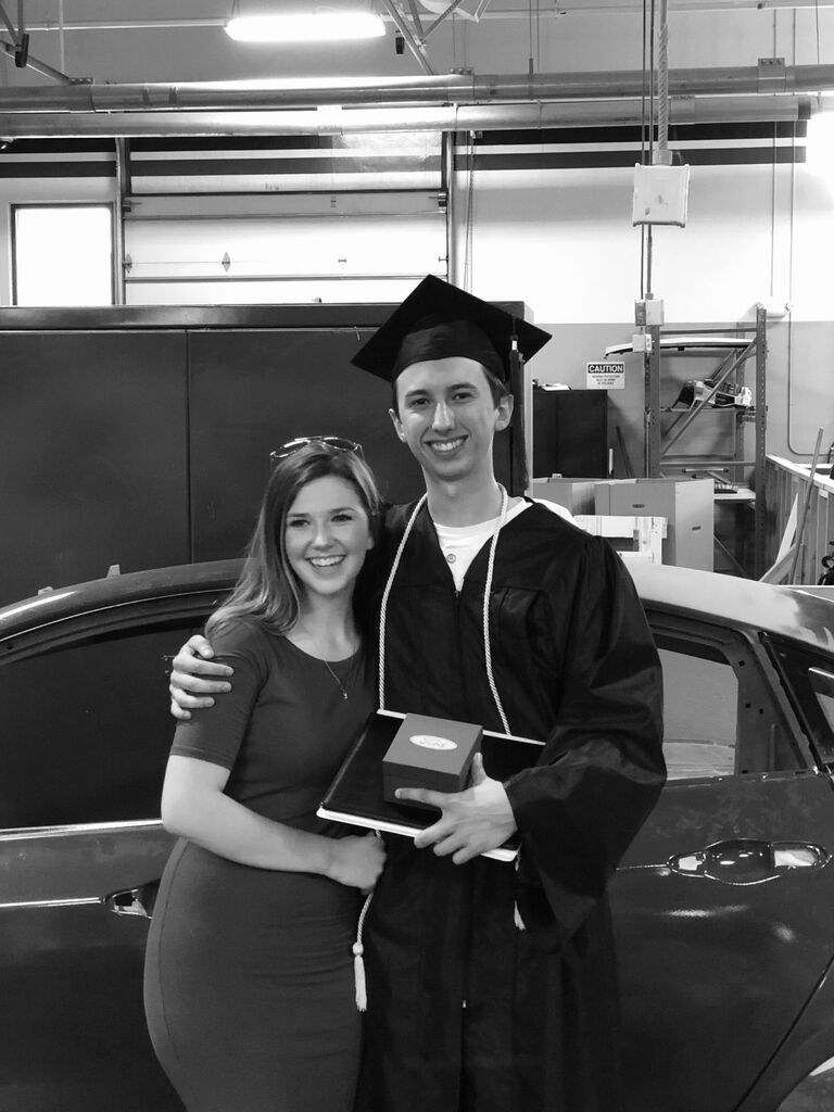 Nick finally graduated from UTI in Sacramento and CheyAnn and him were making their way back to Oregon for another stretch of being home before headed off to school.. again!