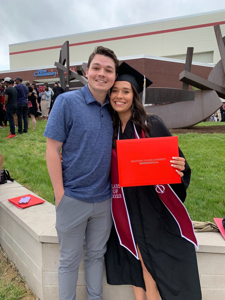 Leah's college graduation