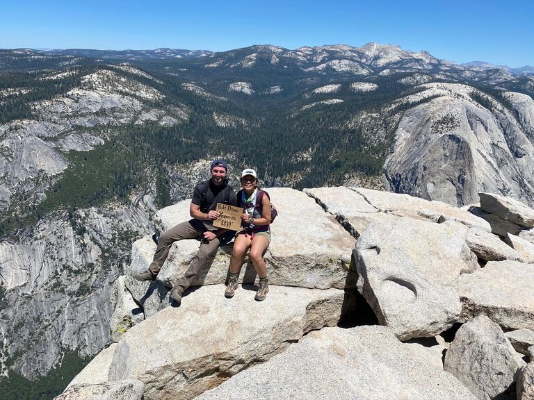 Alone on Half Dome during peak COVID