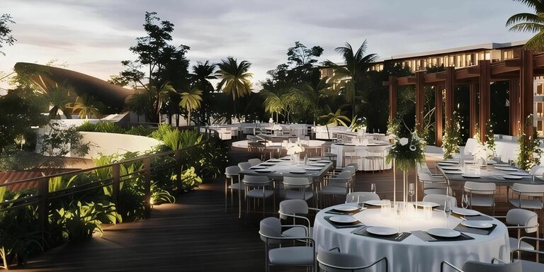 Portofino Rooftop | Wedding Ceremony at 5:00 PM (#9 on the map)