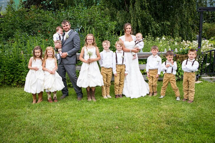 white country dress with cowboy boots