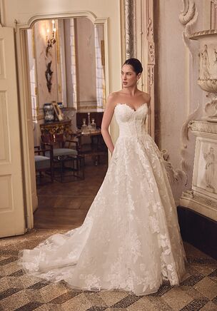 Sparkling Tulle Ball Gown with Sequined Lace Appliqués
