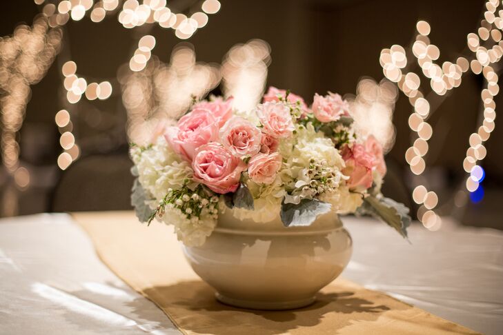 Rustic Pink Carnation Centerpieces