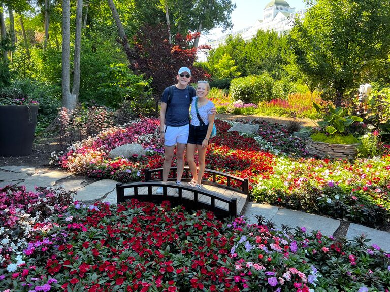 Visiting one of their favorite places, Mackinac Island.
