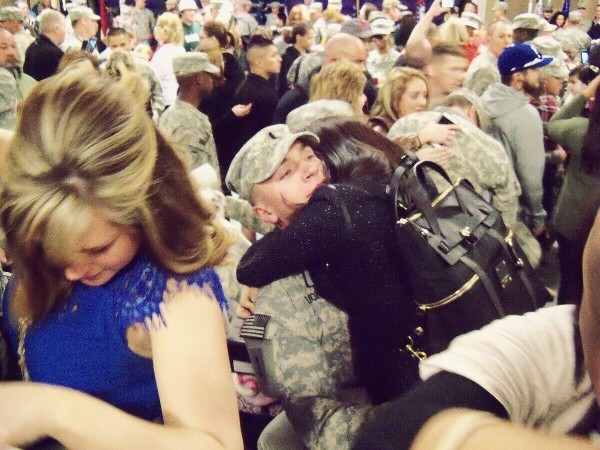 Reunited after deployment