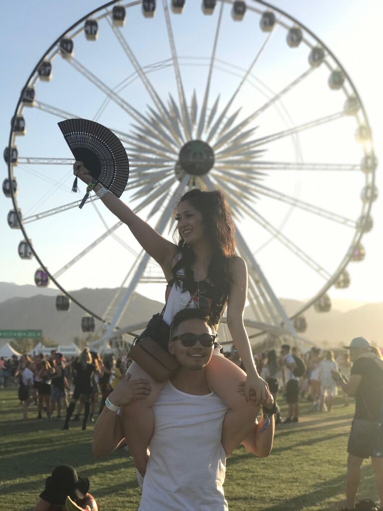 Our 1st Coachella Music Festival together.