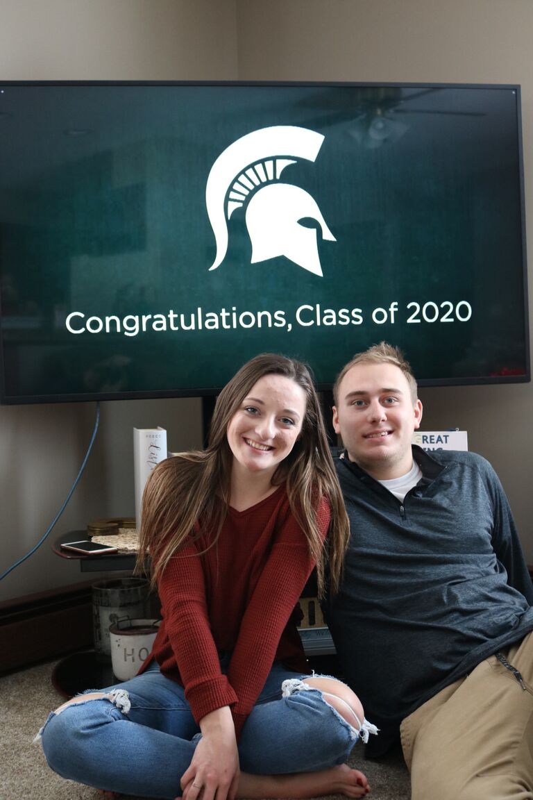Kate's MSU Graduation - COVID Style