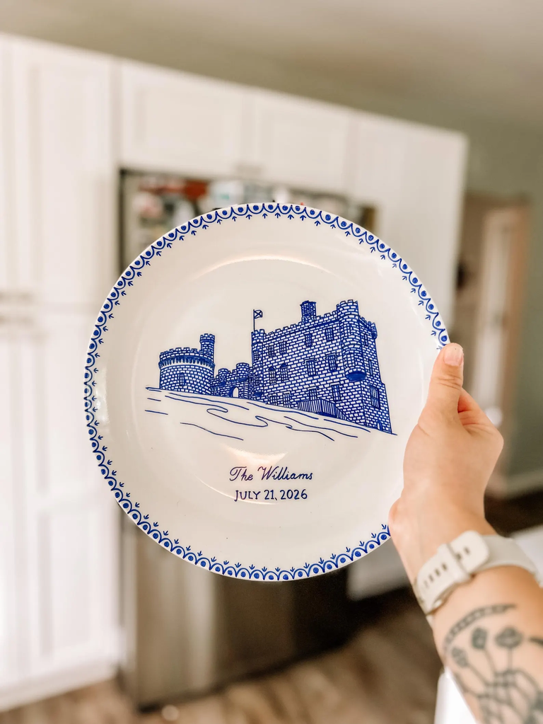 Commemorative anniversary plate