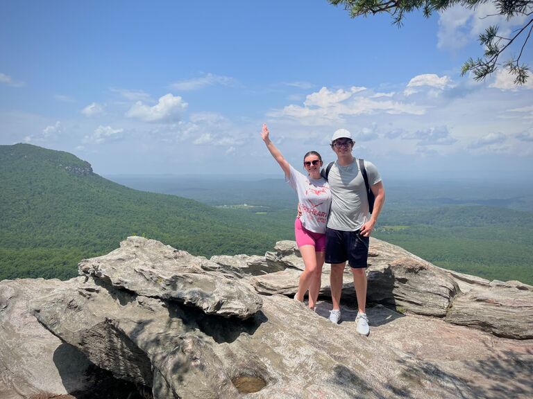 Bryce & Jacqueline celebrated their 2 year anniversary in North Carolina! They went hiking through mountians, waterfalls & saw one of Jacqueline's favorite bands -- Cage The Elephant.