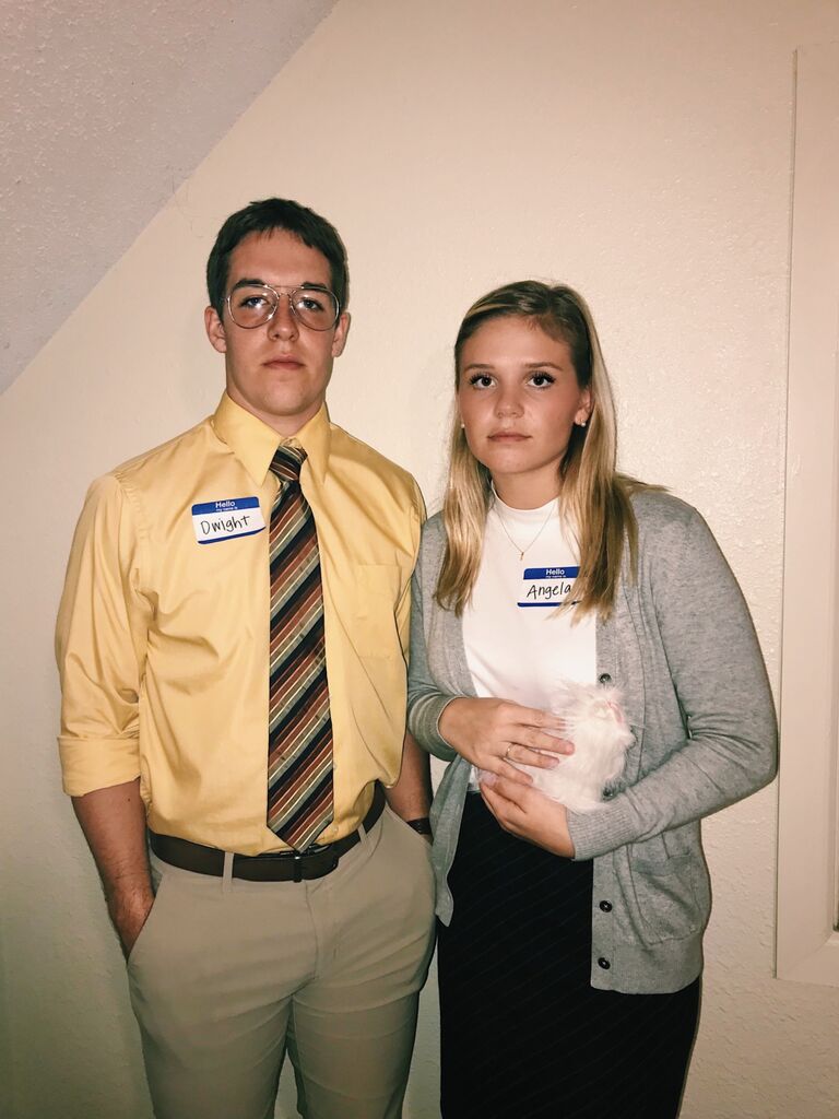 Delaney started nursing school Fall Semester of 2018, while Colton finished his last season as a Panther. They love to dress up each Halloween. Here they went as Dwight Schrute and Angela from The Office!