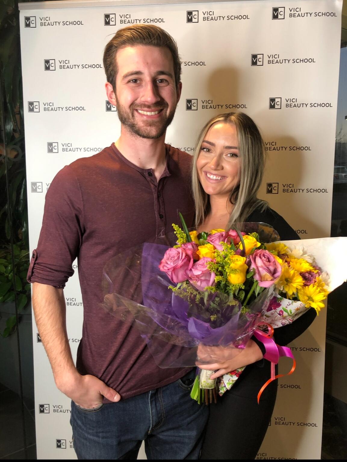 Dani Graduated from Esthetics School