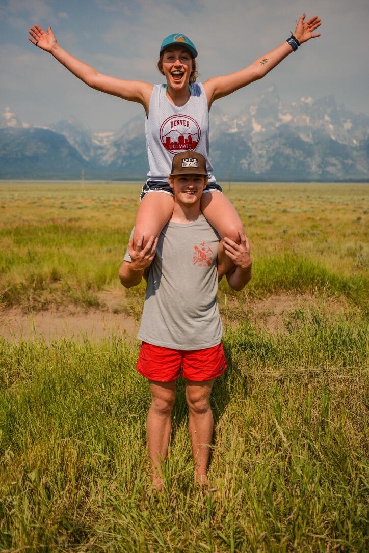 Even though Hannah and Sam were living in different states, they continued to travel and spend time outdoors together.