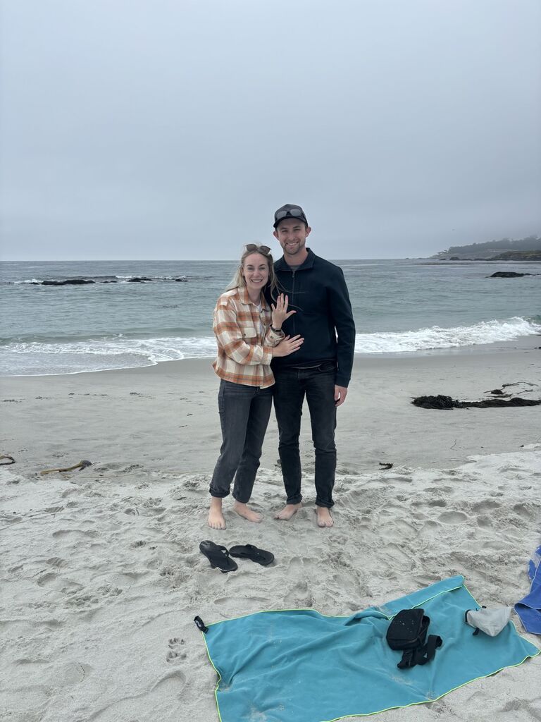 Eli proposed in Carmel-by-the-Sea!