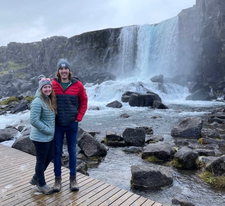 Iceland was our first of many international trips together. We continue to make time for trips together every year.