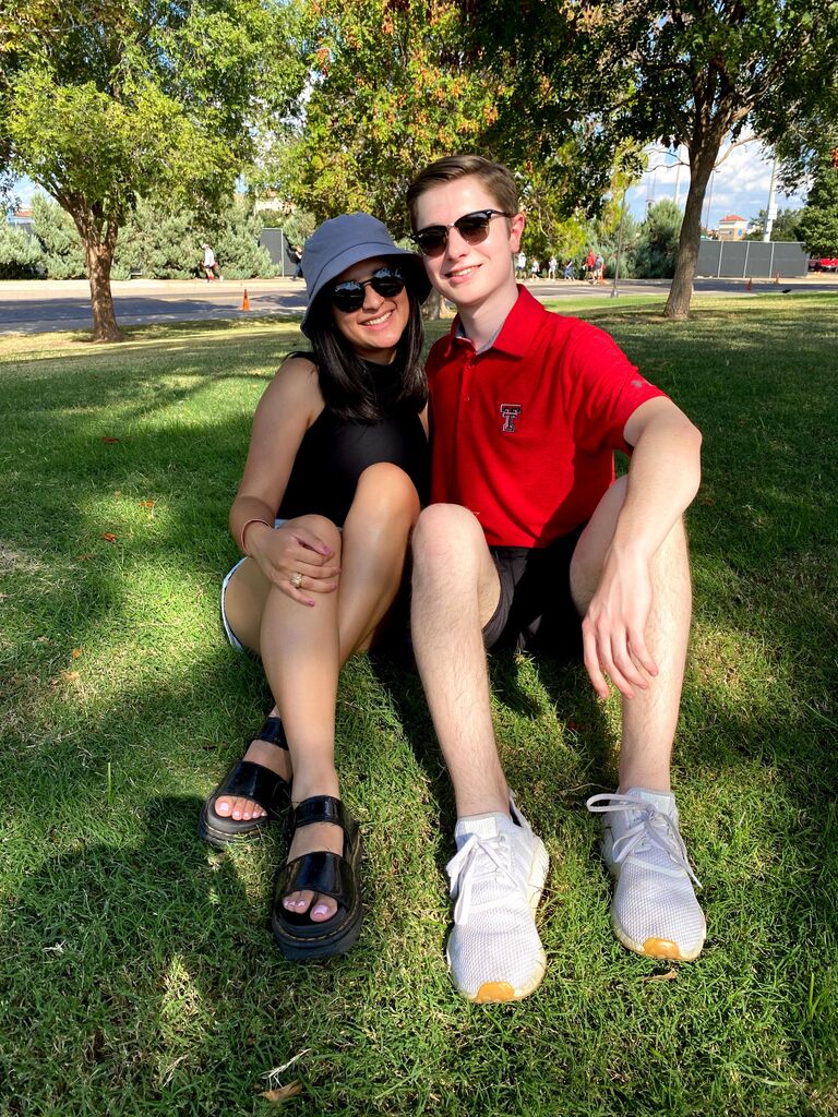 First Picture as an Official Couple! 