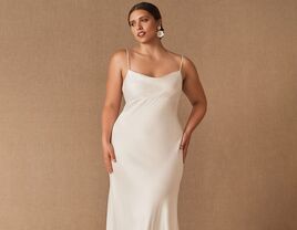 sheath wedding dress