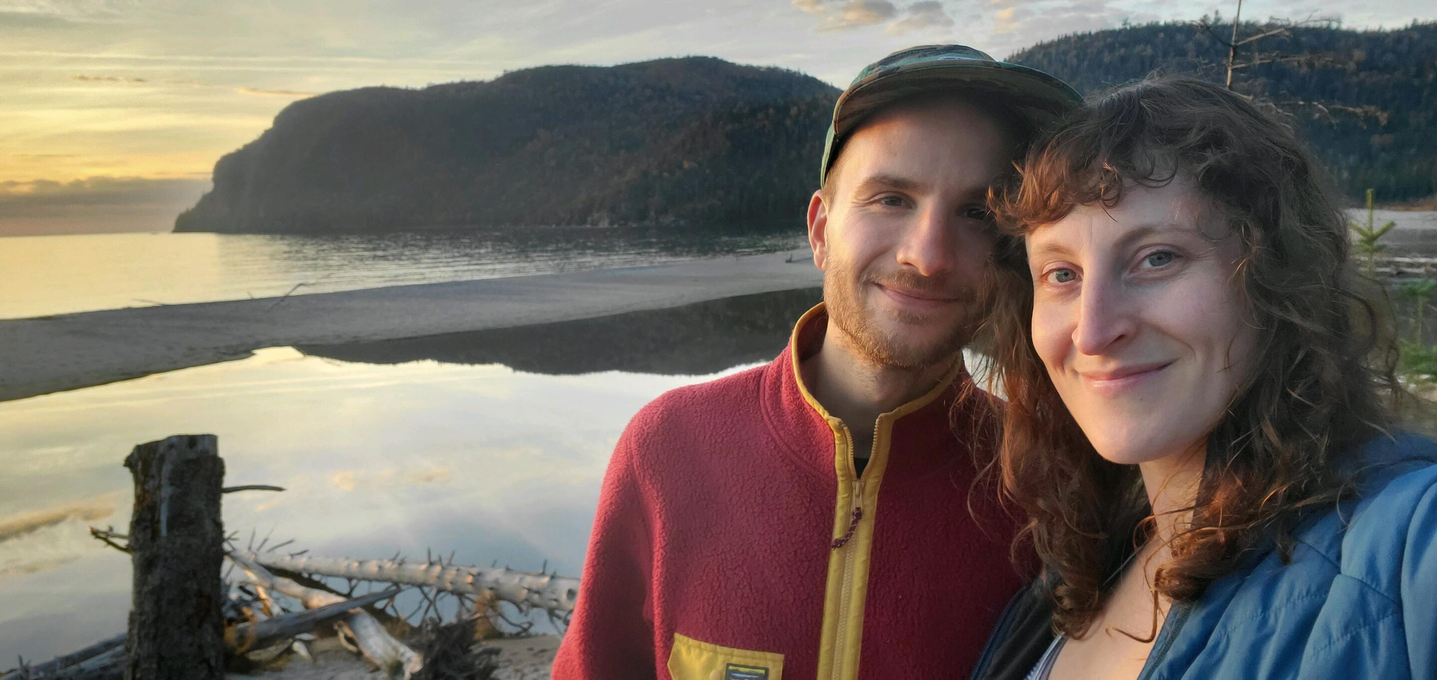 This was taken on our eventful road trip to Quebec! We've been on so many adventures together and are so excited to spend a lifetime making memories together.